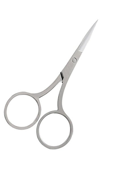 YDGR Gri Çelik Kaş Bıyık Nakış Makası