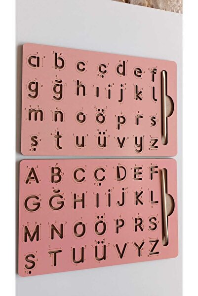 EDKZEKA الحروف الأبجدية المخططة - كبيرة وصغيرة (سعر المنتج الواحد)