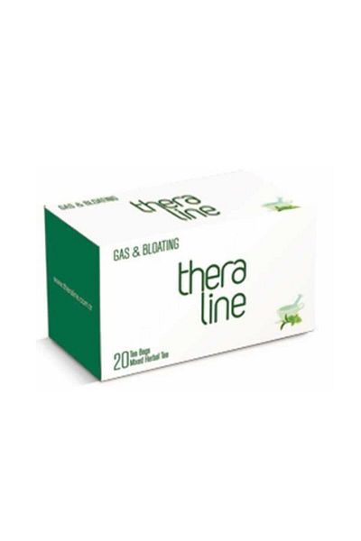 Theraline كيس تصفية - شاي الأعشاب بالغاز والبلوتين (20 قطعة) علبة واحدة