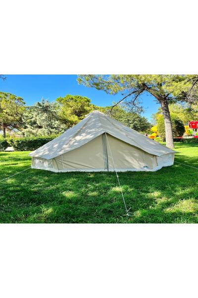 Zey Camping Zeycamping 16 M2 Kanvas Ormancı Dağcı Kamp Çadırı Koruma Örtüsü Ve Soba Adaptörü