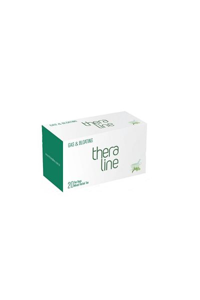 Theraline تنظيم الهضم بالغاز والبلوتين، شاي الأعشاب