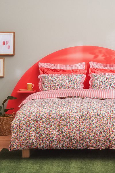 Karaca Home Punava 100% Bumbac Dublu Husă Duvetă Somon