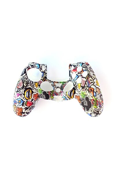Konsol İstasyonu Grafiti Desenli Playstation 4 Ps4 Kol Kılıfı - Dualshock 4 Kılıf 1P4