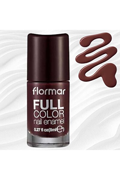 Flormar طلاء أظافر كامل اللون FC43 لون الكاكاو السميك