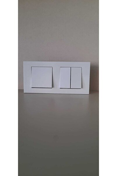 Genel Markalar Mbgrup Ovivo Beyaz Ikili Set Anahtar+komütatör (ikili Anahtar)...