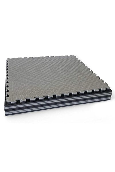 TATAMI A Kalite 26mm100x100 Gri Siyah Tatami Zemin Minderi