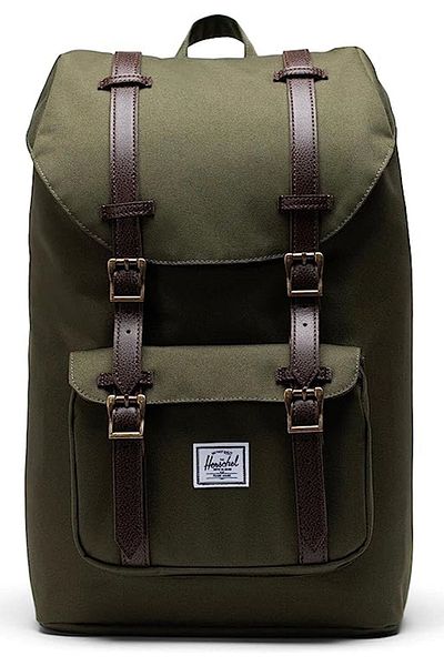 herschel Rucksack LITTLE AMERICA MID Backpack 17 L mit Laptopfach, Seitenfach und Fronttasche