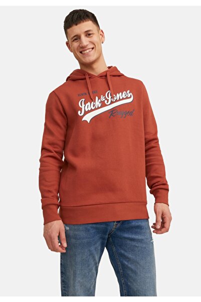 Jack & Jones Kapuzenpullover LOGO Hoodie mit Tunnelzug und Label-Print
