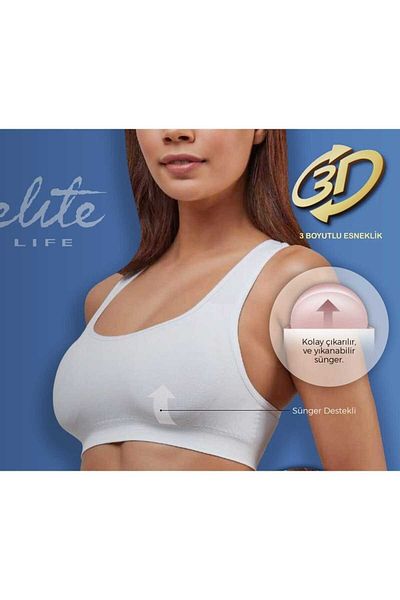 Elite Life ΓΥΝΑΙΚΕΙΟ ΜΠΟΥΣΤΟ ΜΕ ΧΟΝΤΡΟ ΙΜΑΝΤΑ
