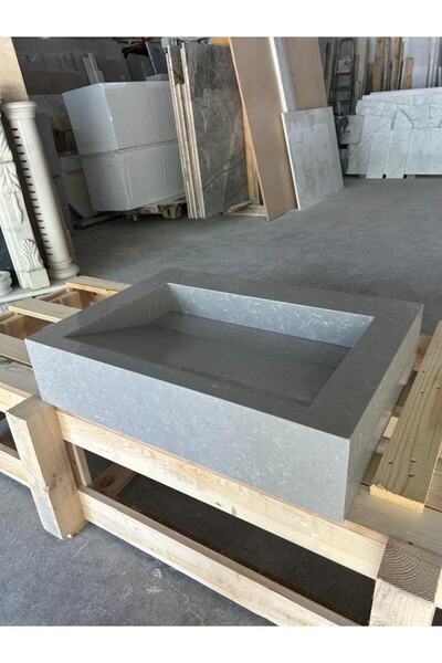 Çelikağ Mermer Açık Gri Lavabo 50x70 Cm