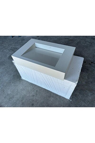 Çelikağ Mermer Açık Gri Lavabo 50x76 Cm