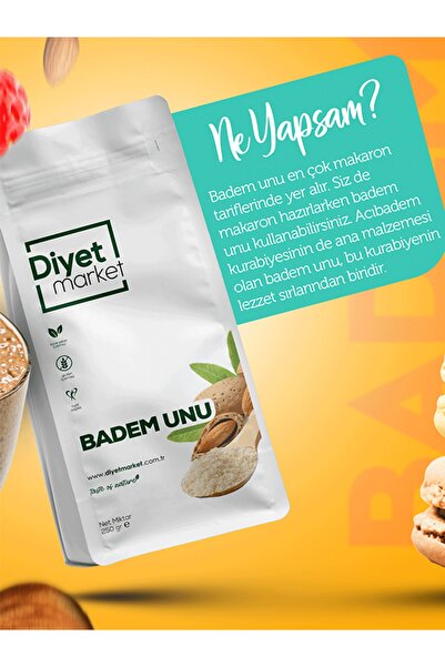 DİYET MARKET Glütensiz Badem Unu 250 gr