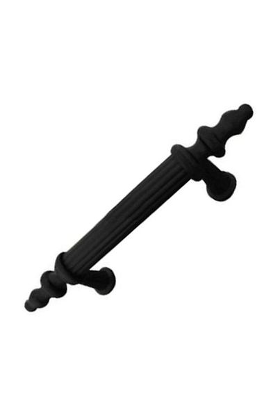 Metax 5 Pieces Dove 64 mm Matte Black Drawer Cabinet Furniture Handles