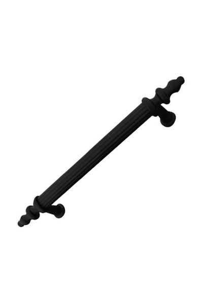 Metax Dove Size Matte Black 192 mm 5 Pieces - Furniture Handles - Single Size