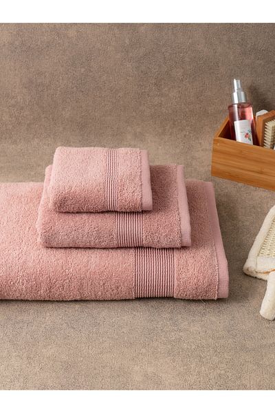 LC Waikiki Einfarbiges Badetuch-Set, 3-teilig