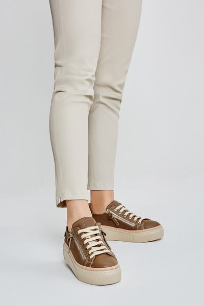 Valmenti Nora Kadın Vizon Floter Hakiki Deri Sneakers & Spor Ayakkabı