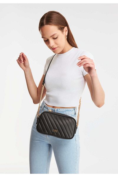 PARİGİ Schwarze Umhängetasche für Damen