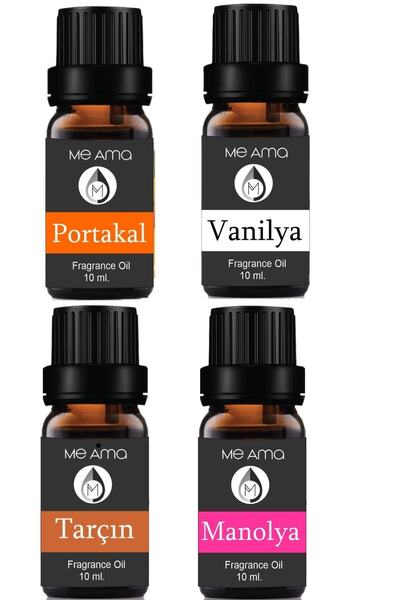 Me Ama Vanilya-portakal-tarçın Ve Manolya Kokulu Uçucu Esans Buhurdanlık Yağı...