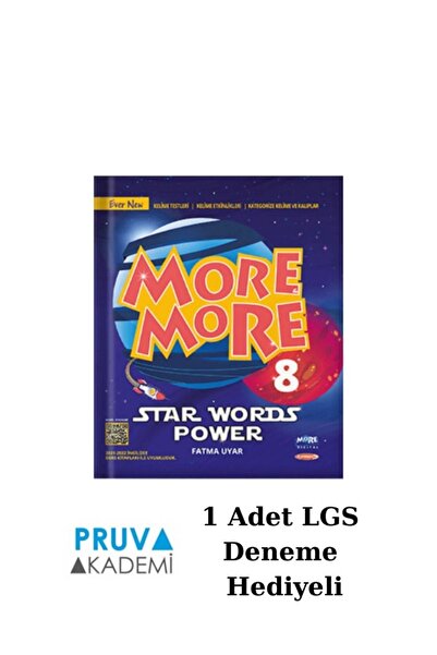 Kurmay Yayınevi More And More 8 Star Words Power + Pruva Akademi Deneme Hediyeli