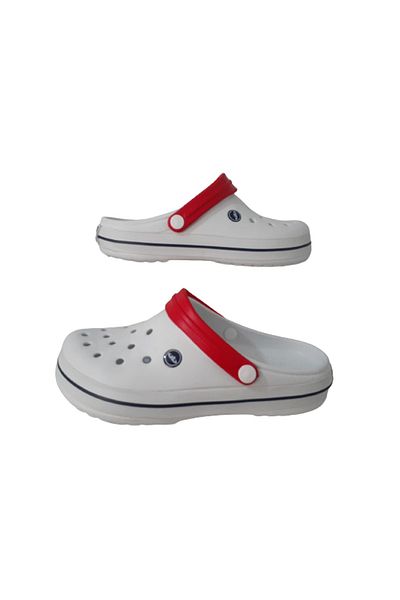 AkınalBellaa Ανδρικά πέδιλα παντόφλες παραλίας Akınal Bella White Red Medical Pool