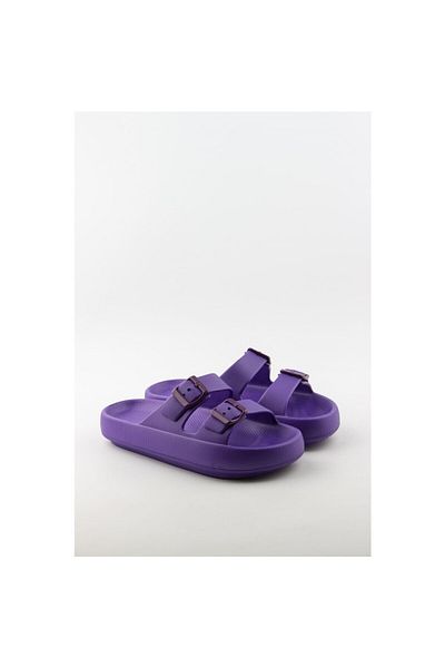 AkınalBella Akınal Bella Akınalbella Women's Double Buckle Summer Slippers E282.Z.000.08