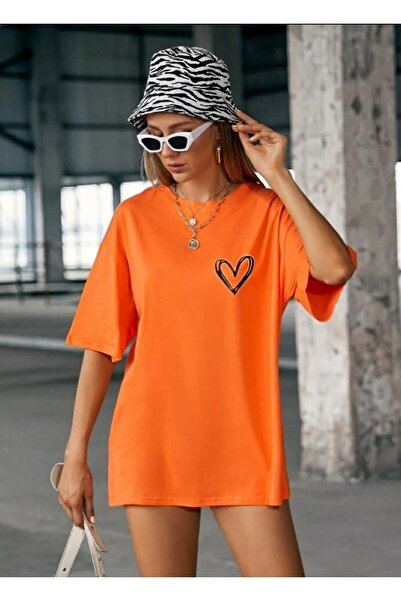 ZEMLİYA Unisex Cotton Crew Neck Boyfriend Knitted Oversize T-shirt