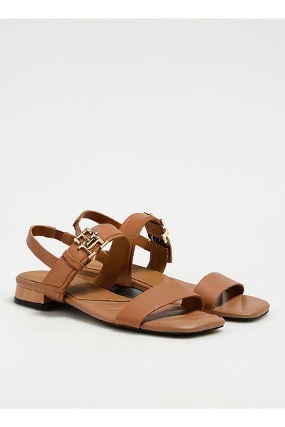 Tommy Hilfiger Tommy Hilfiger Brown Sandals Womens Shoes