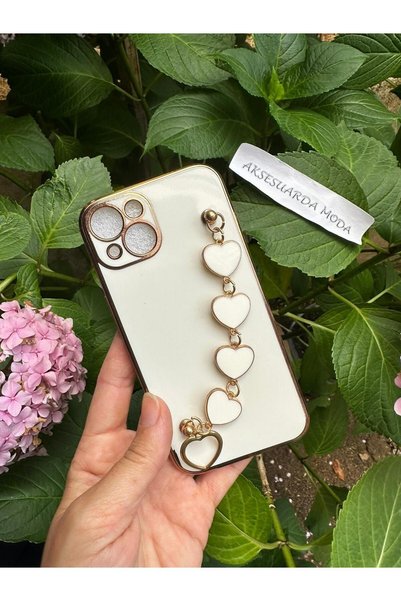 Aksesuarda Moda حافظة قطع ليزر على شكل قلب متوافقة مع هاتف iPhone 13