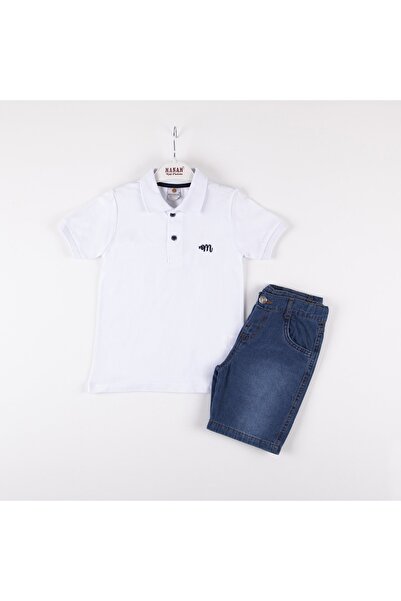Erkek Çocuk Lacoste Şortlu Takım %100 pamuklu