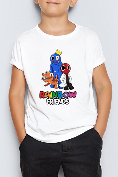 Morinna Roblox Printed Rainbow Friends Unisex Kids T-Shirt - Mr-07