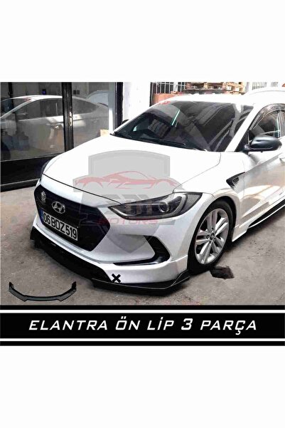 ototime Hyundai Elantra Ön Tampon Eki Bodykit Karlık 3 parça Lip