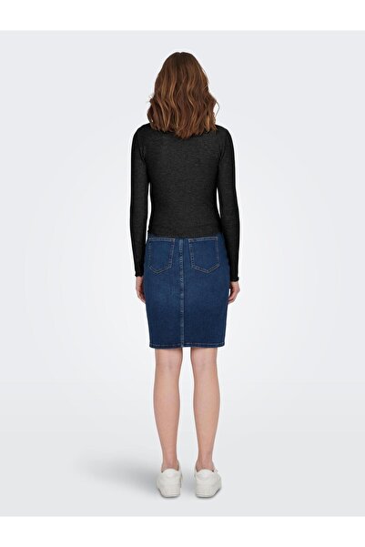 ONLY Top scurt cu gât rotund ONLEMMA L/S NOOS JRS