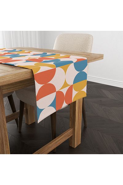 ALBANHOME Alban Home Modern Themed Digital Print Runner 22RNR-5