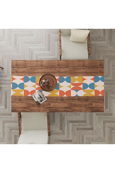 ALBANHOME Alban Home Modern Themed Digital Print Runner 22RNR-5