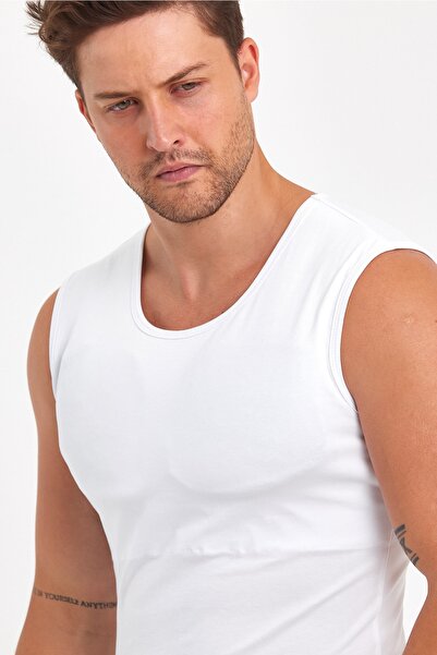 Fitmasterpro Sleeveless Undershirt That Makes Men Look Muscular