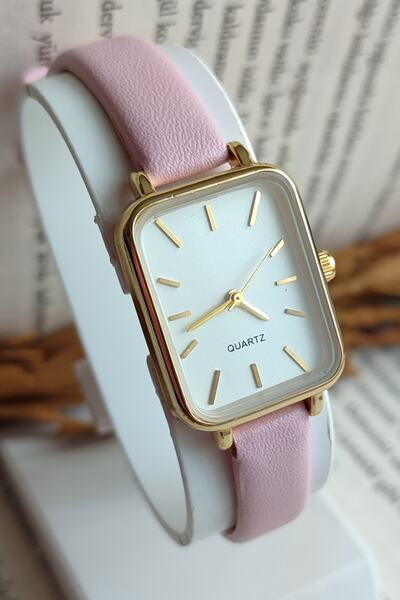 SHOPAPERAL Kadın Vintage Minimal Kol Saati Yeni Moda Paslanmaz Kararmaz Deri ...