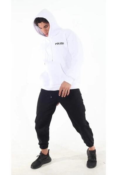 Machetta Φούτερ με κουκούλα με κουκούλα Polizei με στάμπα με κουκούλα