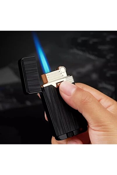 hızıroğulları Rüzgar Geçirmez Meşale Çift Alev Sihirli Çakmak Ücretsiz Ateş D...