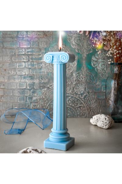 ersu store Büyük Boy Kokulu Roma Sütüm Soya Mum Dekoratif Hediyelik