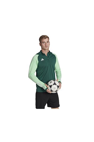 adidas Tiro23 C Tr Top Erkek Futbol Uzun Kollu Antrenman Üstü HU1308 Yeşil