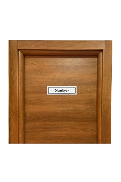 Hakan Reklam Diyetisyen Yazılı Ofis Kapı İsimliği Yönlendirme Tabelası