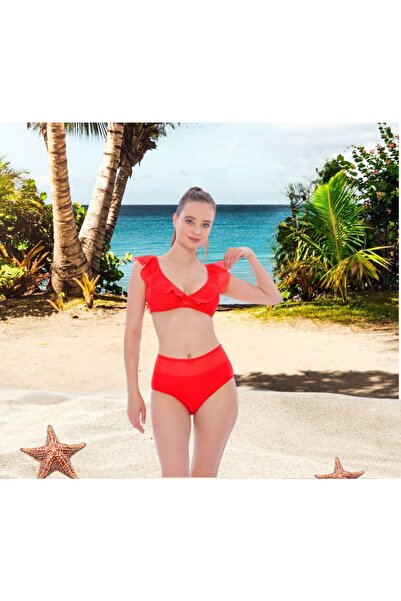 Shopiolog Σετ μπικίνι με φιόγκο με λεπτές τιράντες