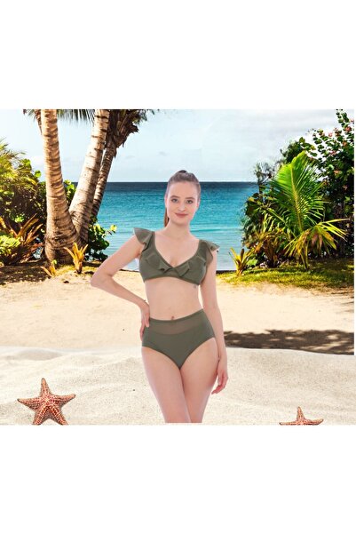 Shopiolog Σετ μπικίνι με φιόγκο με λεπτές τιράντες