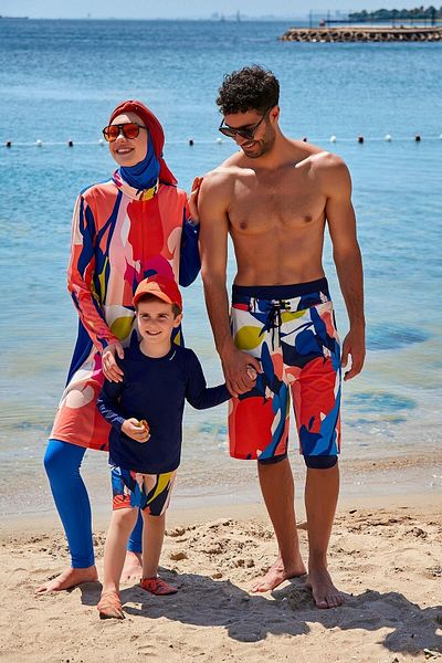 Marina الأزرق الداكن الرجال منقوشة السراويل S2350