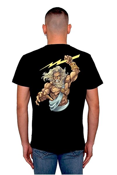 baskwear Zeus Бог Блискавка Дідусь Футболка Unisex T-shirt