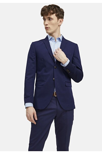 Jack & Jones Anzugjacke FRANCO Blazer in Super-Slim mit fallendem Revers, Taschen und zwei Knöpfen