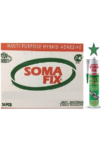 Somafix 24 Adet 300 ml Beyaz Multi Bond Hibrid Sıvı Çivi Kartonpiyer Korniş T...