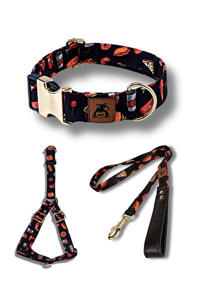 UTDpet Fastfood Dog Collar Set