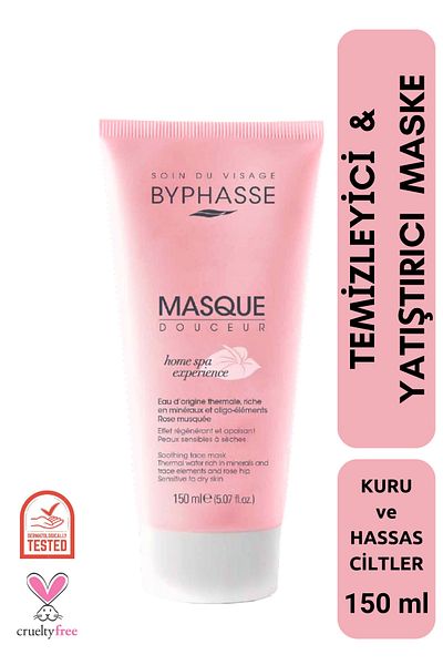 BYPHASSE Cleansing and Soothing Mask Dry and Sensitive Skin 150ml
