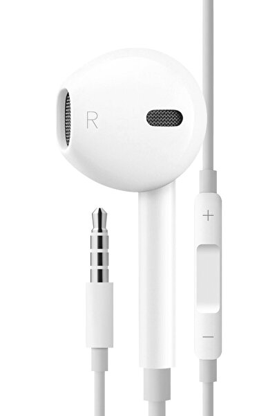 inteknoloji Ios 3.5 Mm Jack Girişli Mikrofonlu Kablolu Kulaklık Tüm Cihazlara...